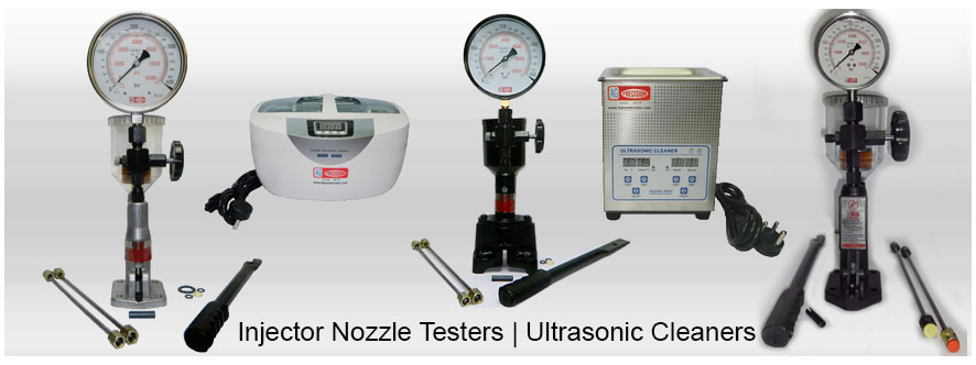 Injector Nozzle Pop Testers & Ultrasonic Cleaner